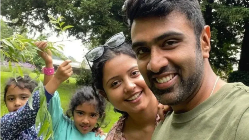 Ravichandran Ashwin family